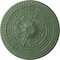 Ekena Millwork Naple Ceiling Medallion (Fits Canopies up to 3 3/8"), 37 1/2"OD x 3 3/8"P, Athenian Green CM37NAAGF - alternate 1